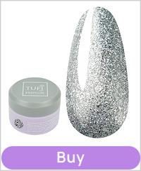 TUFI profi Platinum Silver gel paint